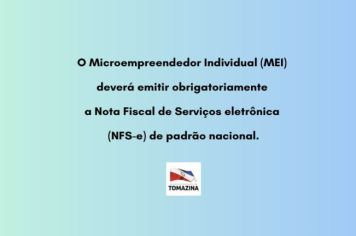 Obrigatoriedade da NFs nacional para MEI