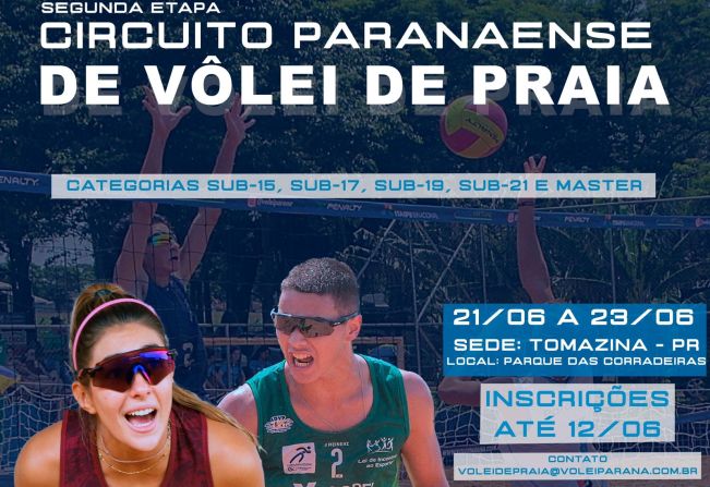 SEGUNDA ETAPA DO CIRCUITO PARANAENSE DE VOLEI DE PRAIA 