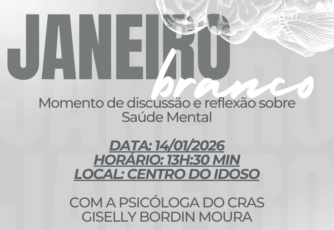 Tomazina promove ação do Janeiro Branco com foco na Saúde Mental