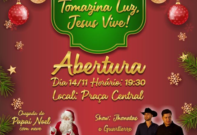Tomazina Luz, Jesus vive!!!